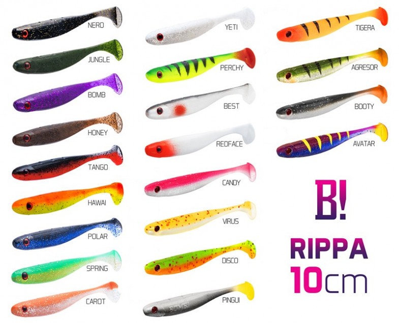Silikoninis masalas BOMB Rippa 10cm/ 5vnt