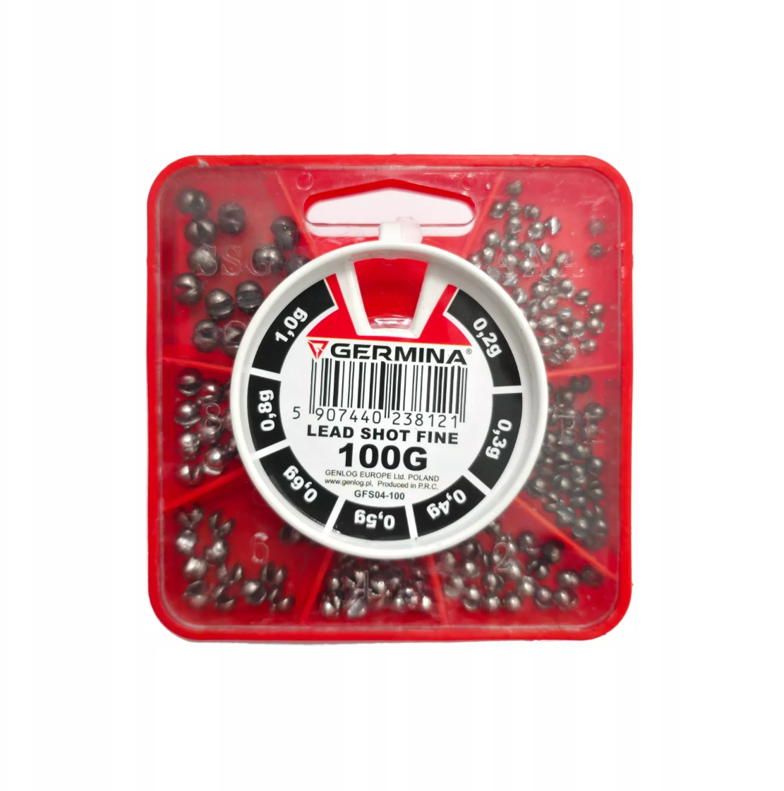 Svareliai Germina Lead Shot, 120 g / 100g