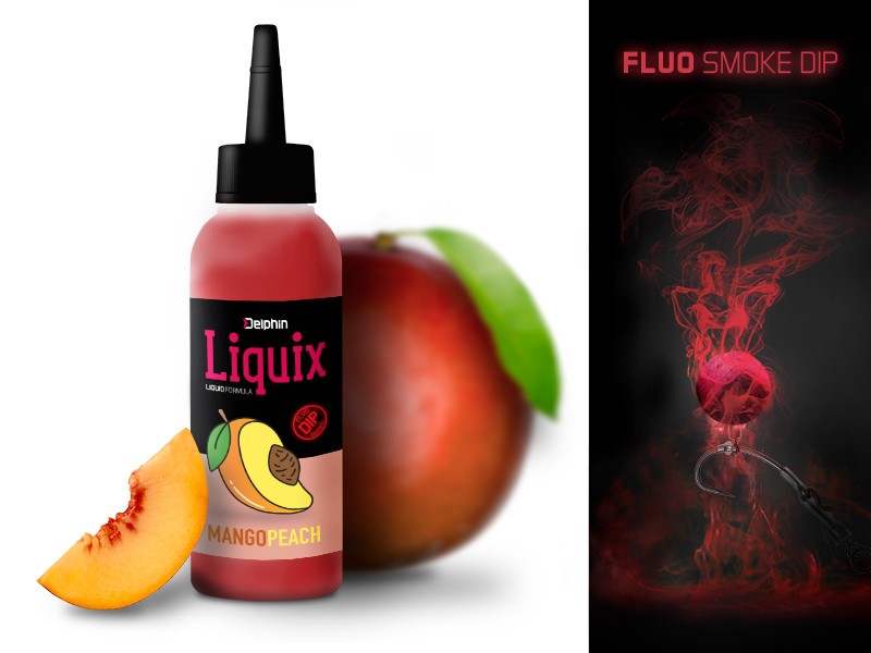 Fluorescencinis dipas Delphin D SNAX LiquiX, įvairių skonių