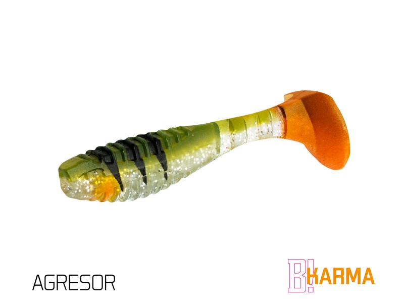 silikoninis masalas Delphin KARMA UVs 10cm / 5 vnt.