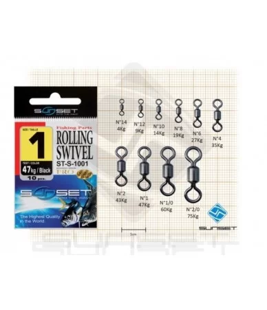 SUNSET Rolling Swivel...