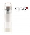 Termo gertuvė SIGG Hot & Cold Glass WMB balta 0.4 L