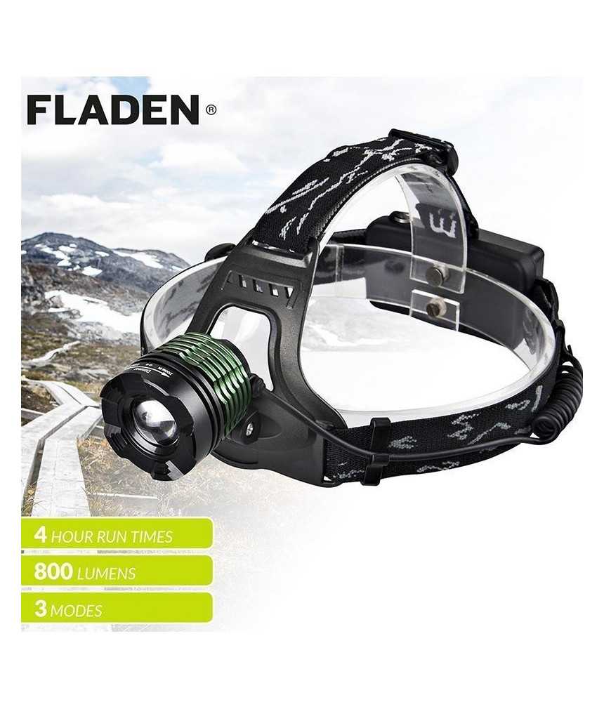Žibintuvėlis ant galvos Fladen CREE T6 10W 800LM Žibintuvėlis ant galvos Fladen CREE T6 10W 800LM
