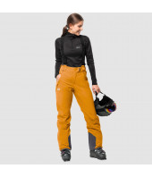 Slidinėjimo kelnės moterims JACK WOLFSKIN EXOLIGHT | geltonos