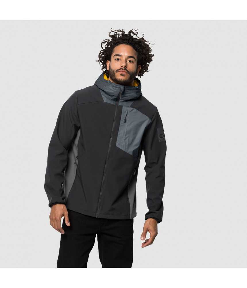 Neperpučiama vyriška Jack Wolfskin SOFTSHELL striukė NORTHERN POINT Raudona Neperpučiama vyriška Jack Wolfskin SOFTSHELL striukė NORTHERN POINT Raudona
