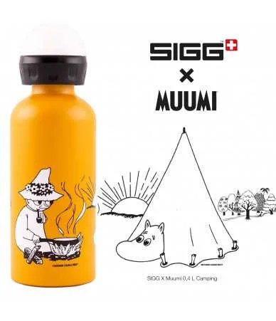 Vaikiška gertuvė SIGG X Muumi-pullo, 0,4 L Camping