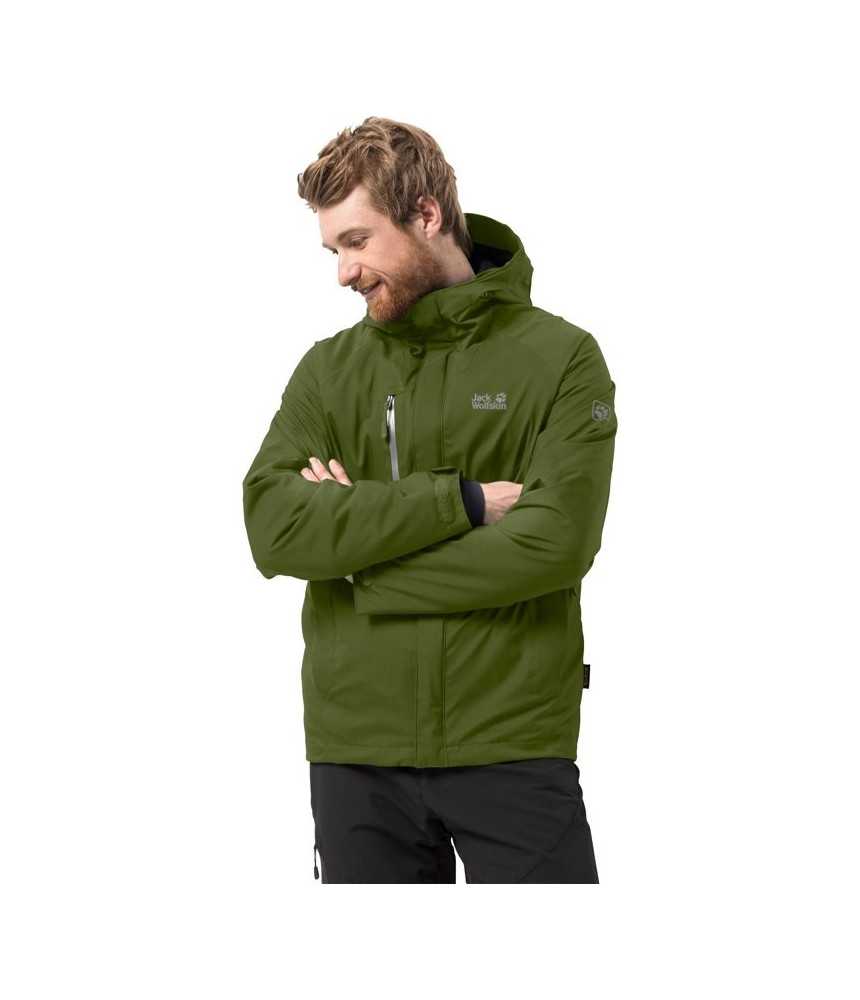 Vyriška striukė JACK WOLFSKIN TROPOSPHERE |žalia Vyriška striukė JACK WOLFSKIN TROPOSPHERE |žalia
