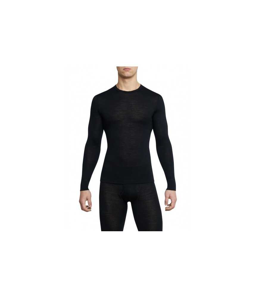 Termo marškinėliai vyrams Thermowave MERINO ONE50| juodi