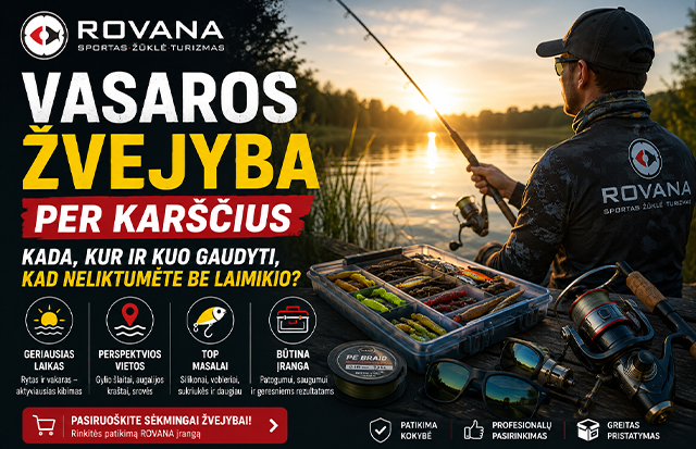 Vasaros žvejyba per karščius: kada, kur ir kuo gaudyti?
